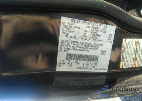 2004 Ford Explorer Eddie Bauer from USA, damaged, VIN 1FMZU74W24ZA69482